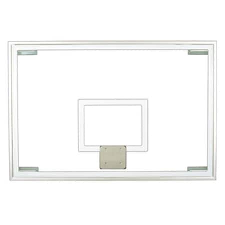 First Team First Team FT236 Tempered Glass 48 X 72 in. Official Glass Backboard; Black FT236-BK